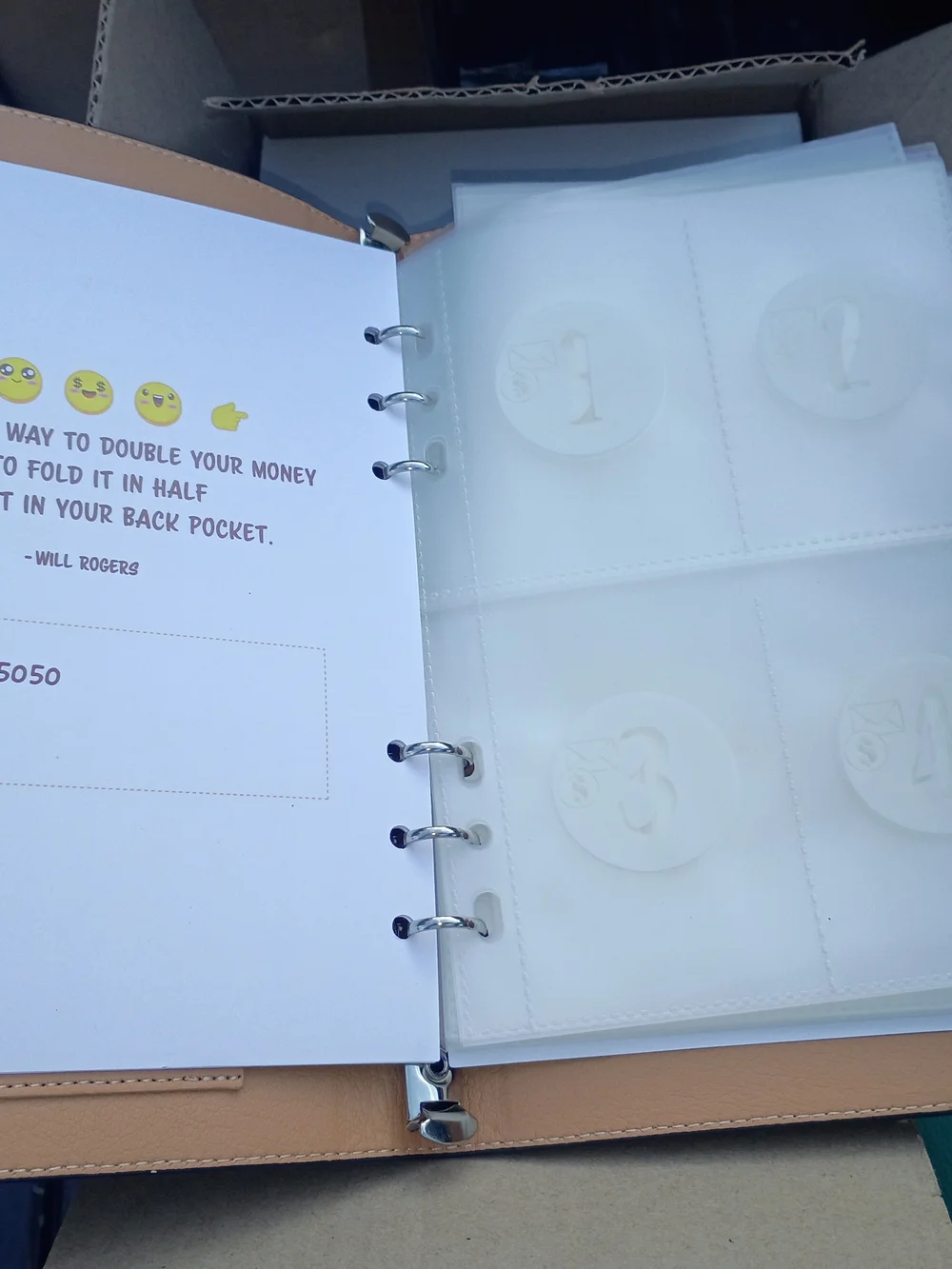 100 Scratch Off Envelope Savings Challenge Binder - Black & Yellow